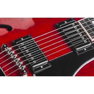 Gibson Memphis ES-335 DR-44 WL Combo Elektro Gitar (Sixties Cherry)
