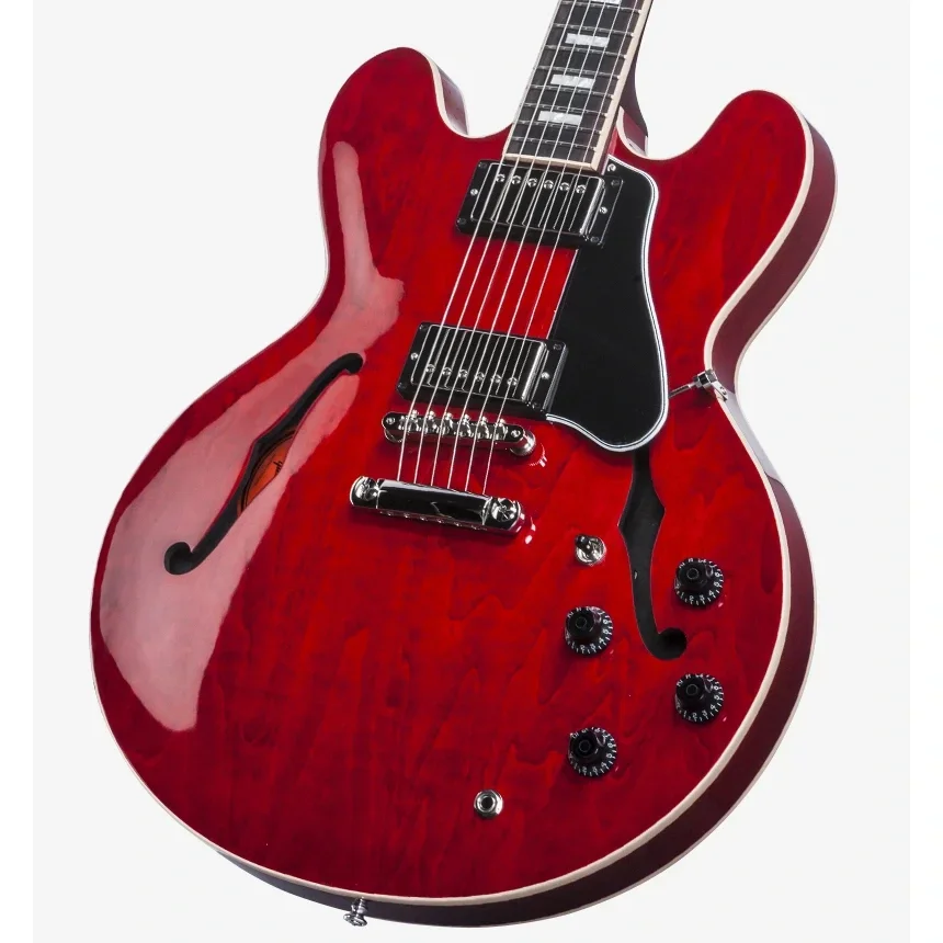Gibson Memphis ES-335 DR-44 WL Combo Elektro Gitar (Sixties Cherry)