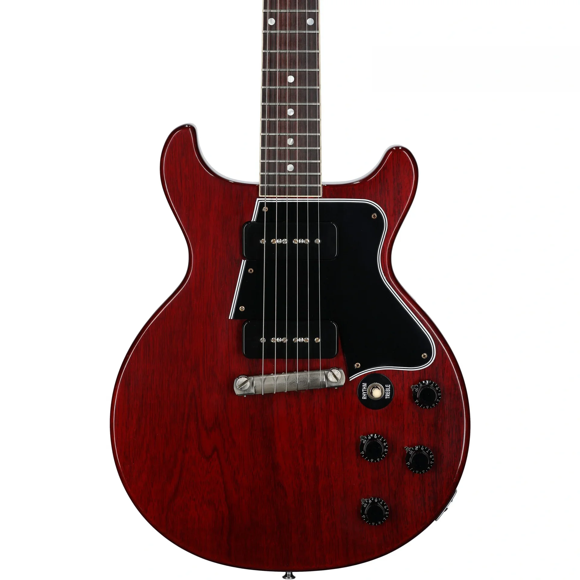 Gibson Custom 1960 Les Paul Special Double Cut Reissue VOS Elektro Gitar (Cherry Red)