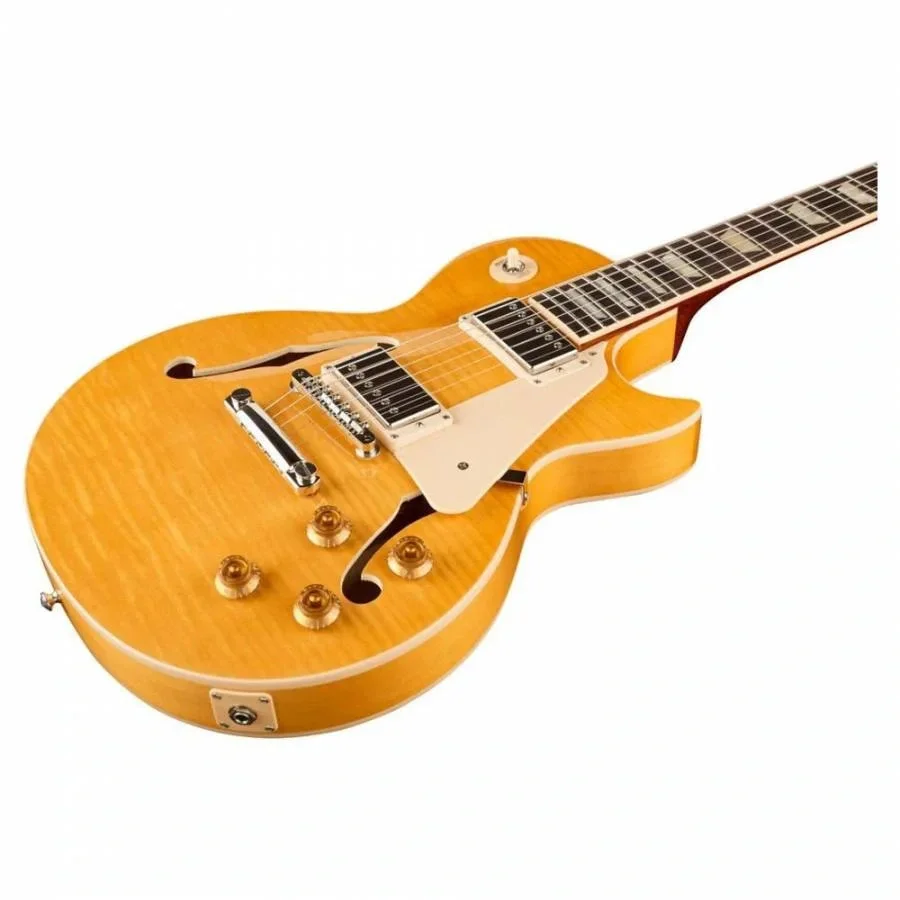 Gibson Memphis ES-Les Paul Elektro Gitar (Trans Amber)