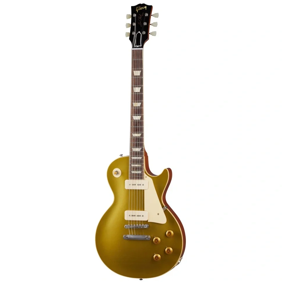 Gibson Custom Shop Murphy Lab 1956 Les Paul Elektro Gitar (Goldtop Ultra Light Aged Double Gold)
