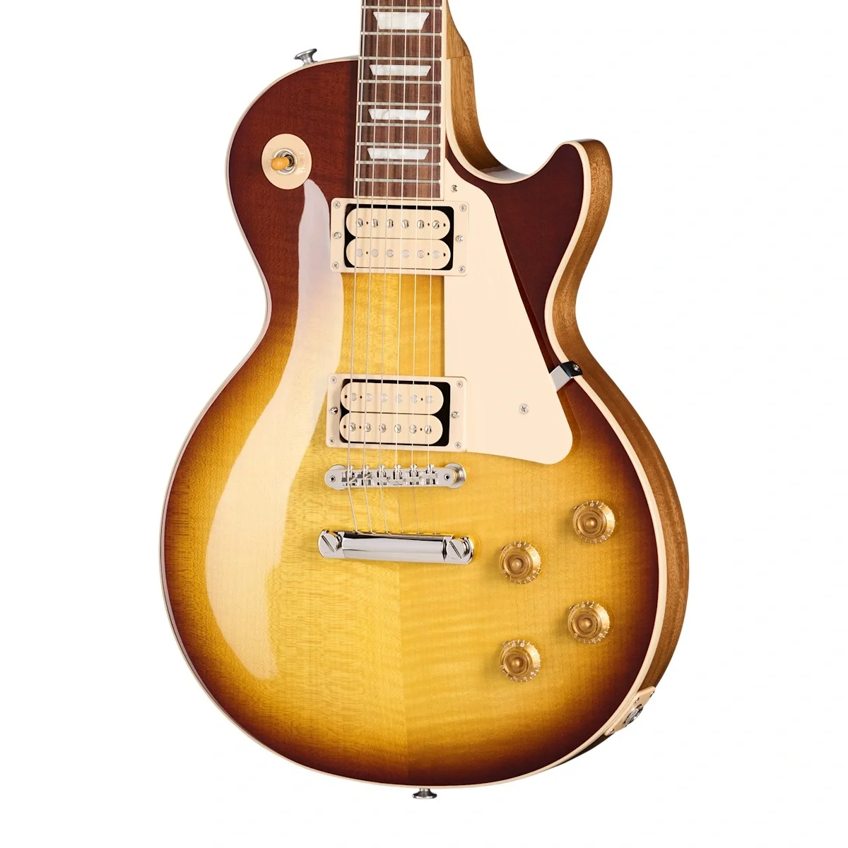 Gibson Les Paul Standard 50s Double Trouble Elektro Gitar (Vintage Tobacco Burst)