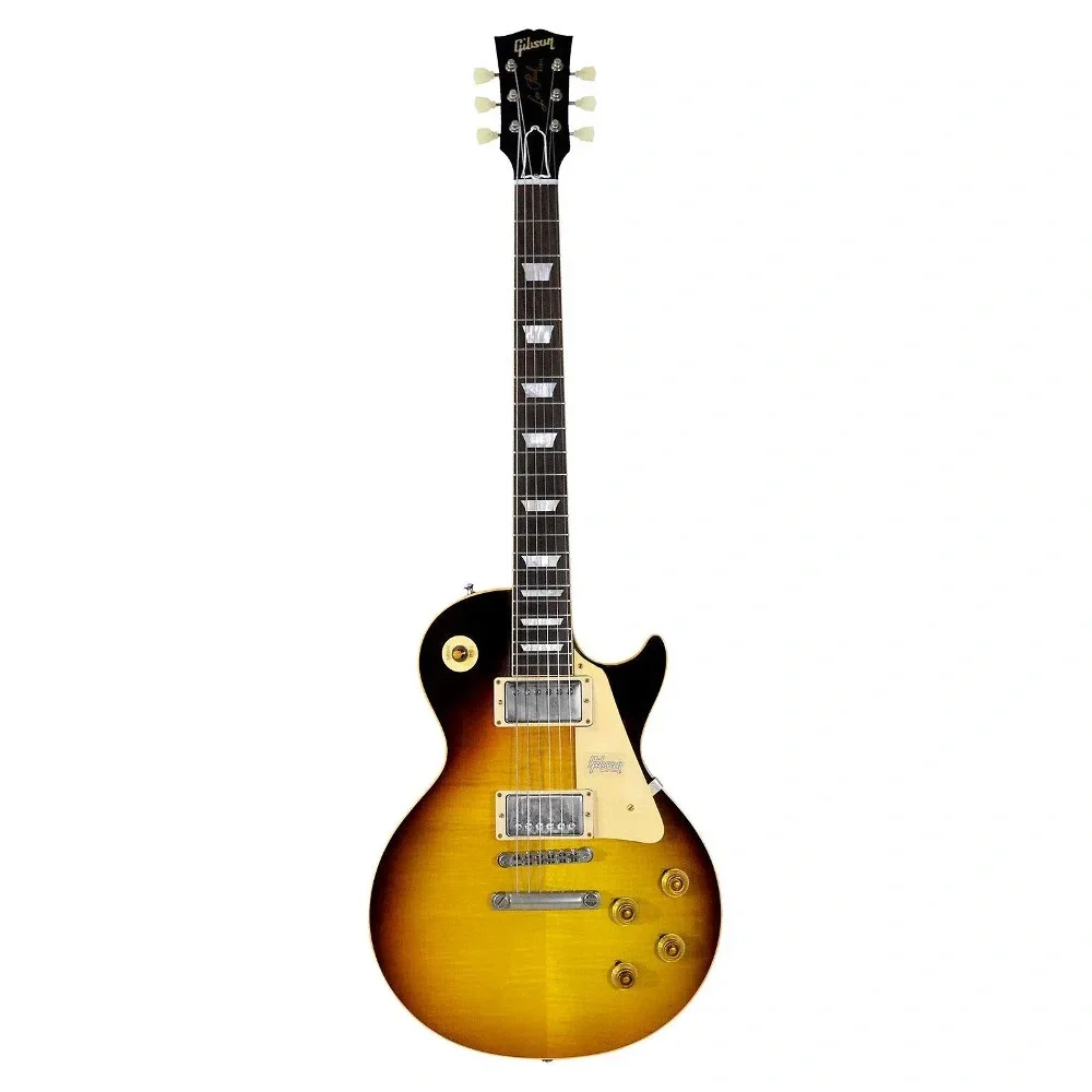 Gibson Custom 58 Les Paul Standard Elektro Gitar (Dark Bourbon Fade - VOS)