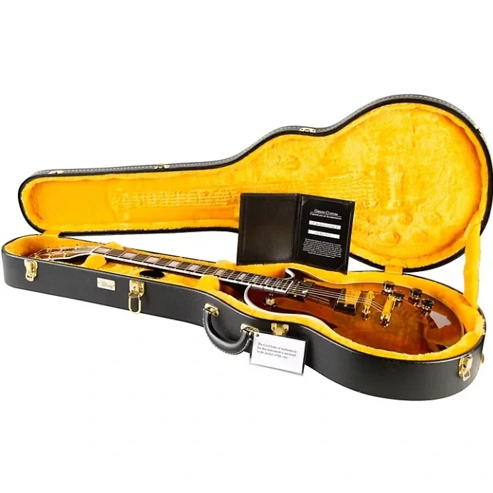 Gibson Custom Les Paul Axcess Custom Figured Top Elektro Gitar (Bengal Burst)