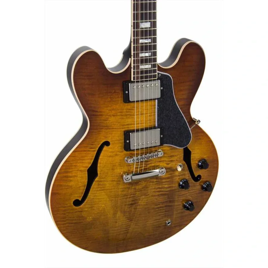 Gibson Memphis ES-335 Figured Elektro Gitar (Faded Lightburst)