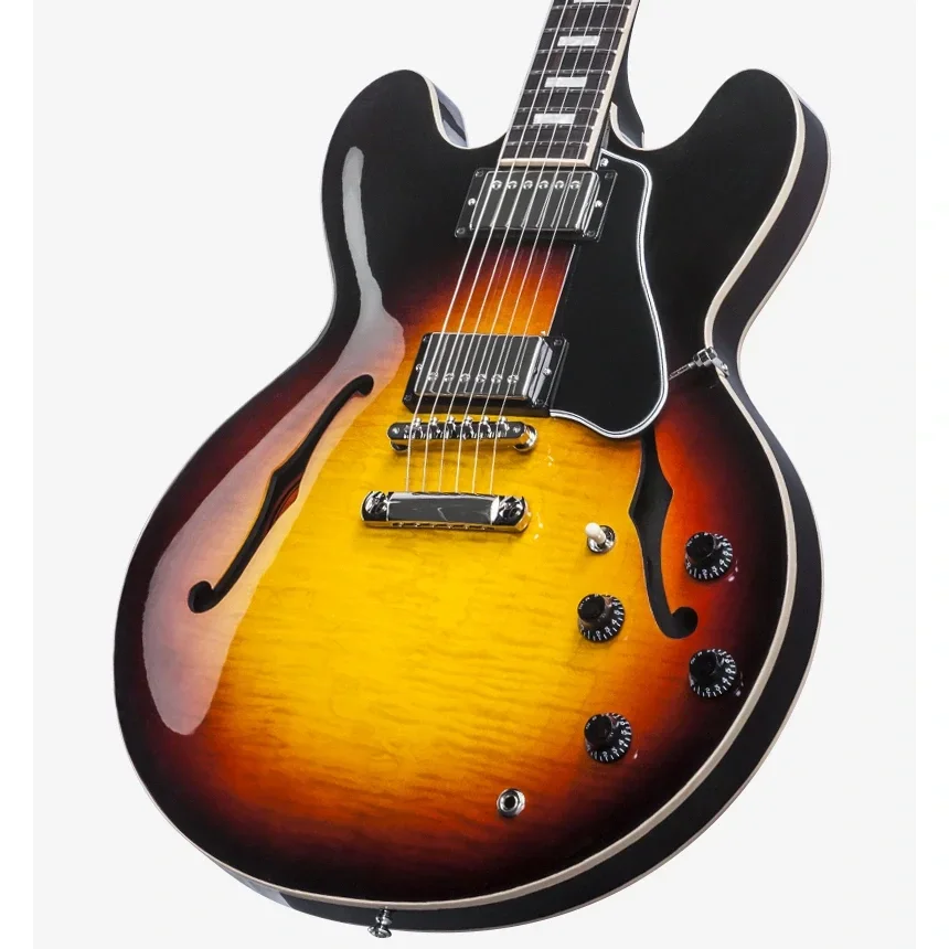 Gibson Memphis ES-335 Slim Neck Elektro Gitar (Sunset Burst)