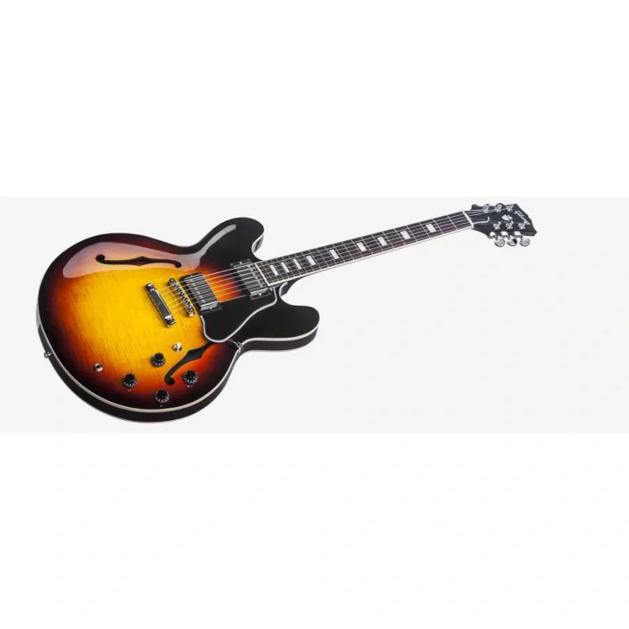 Gibson Memphis ES-335 Slim Neck Elektro Gitar (Sunset Burst)