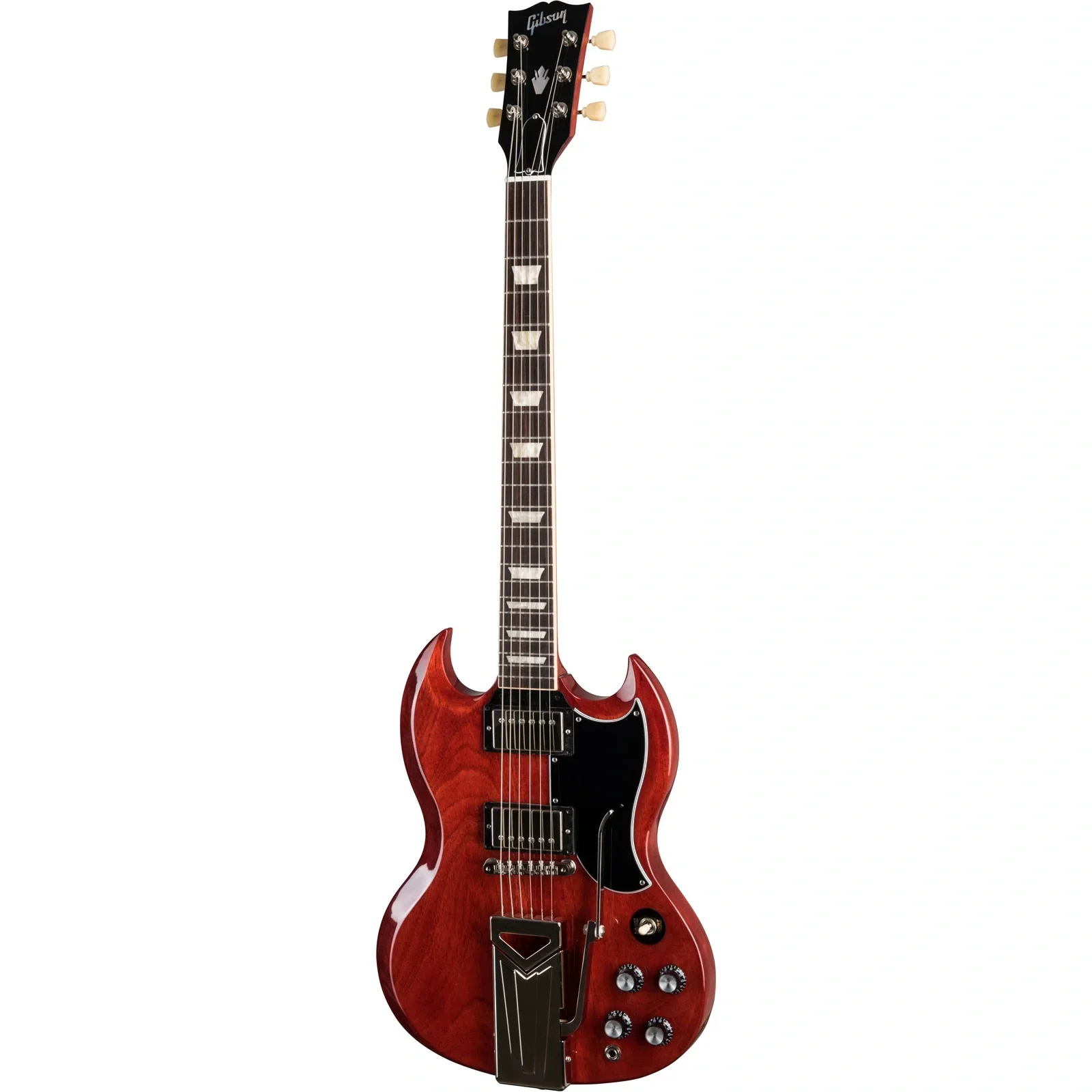 Gibson SG Standard '61 Sideways Vibrola Elektro Gitar (Vintage Cherry)