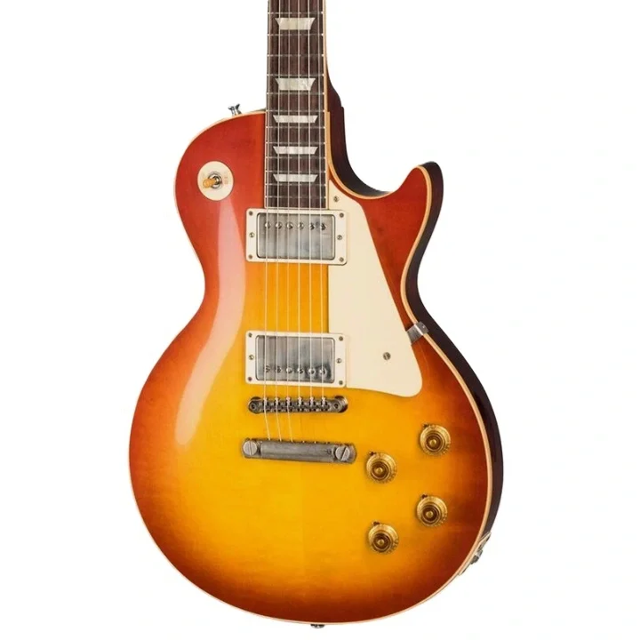 Gibson Custom 1958 Les Paul Standard Reissue VOS Elektro Gitar (Washed Cherry Sunburst)