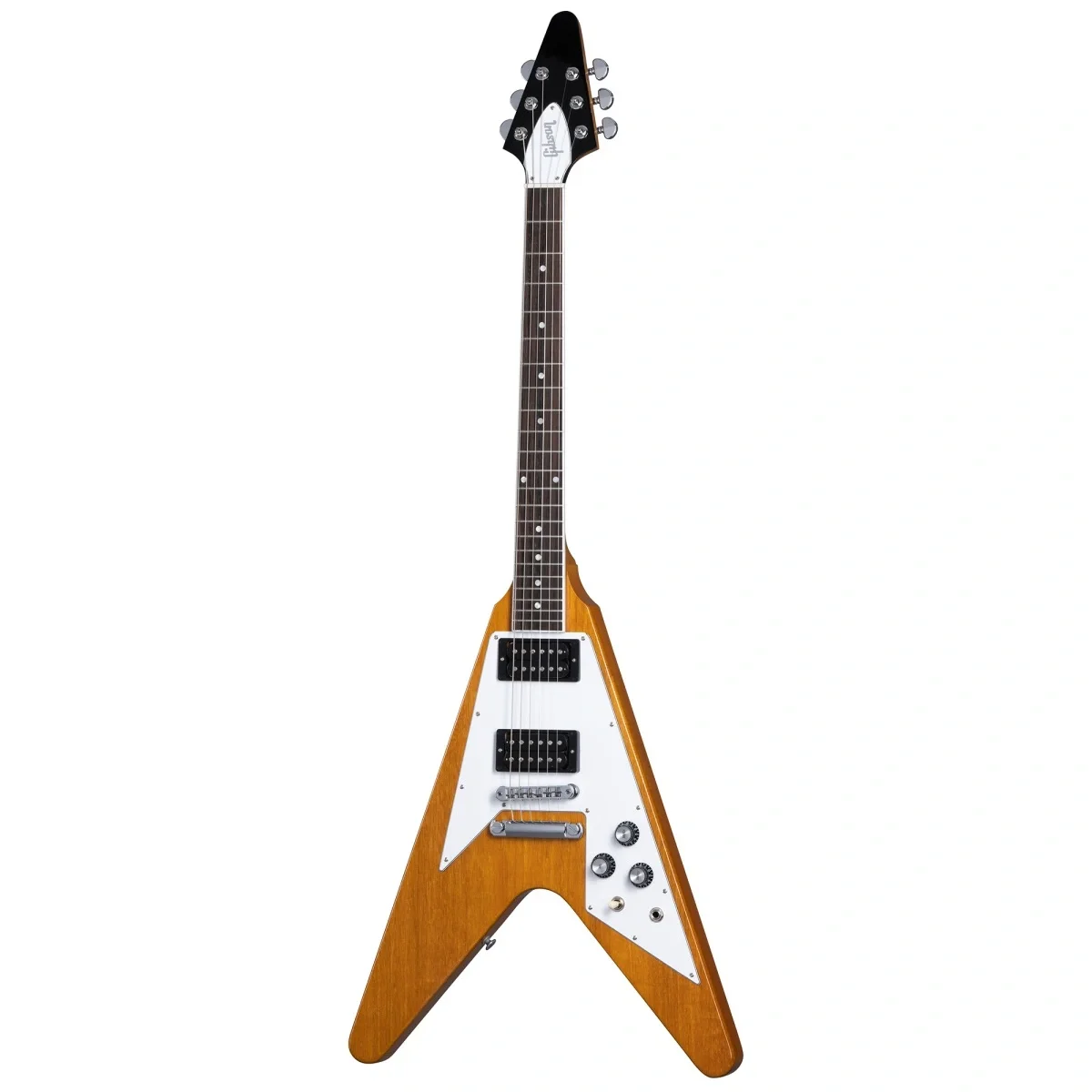 Gibson 70s Flying V Elektro Gitar (Antique Natural)