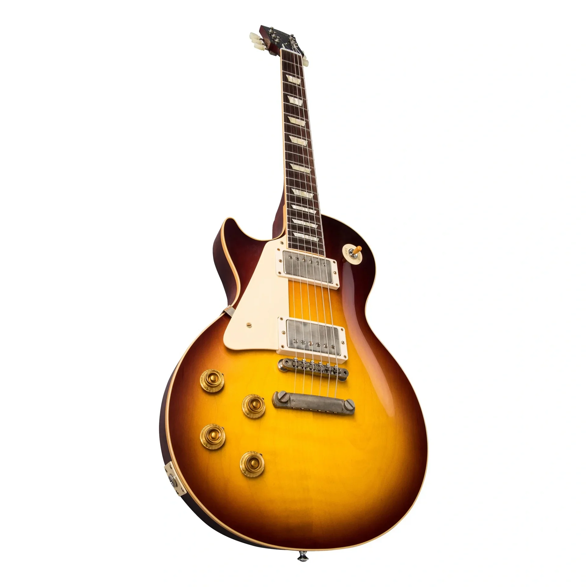 Gibson Custom 1958 Les Paul Standard Reissue VOS Solak Elektro Gitar (Bourbon Burst)
