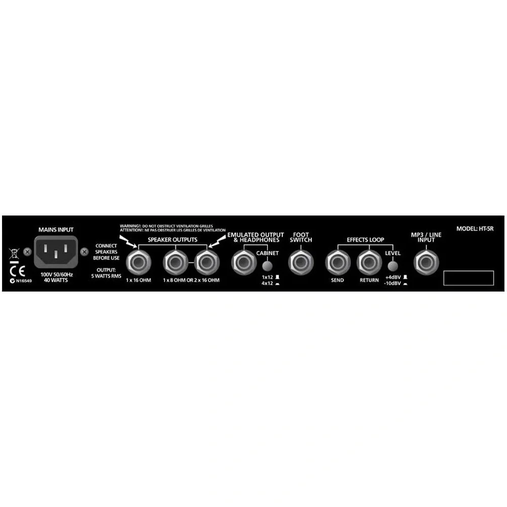Blackstar HT-5R 5W Kombo Elektro Gitar Amfisi (Kırmızı)