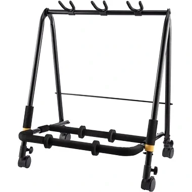 Hercules GS523B PLUS 3-Enstürman Tekerlekli Gitar Rack