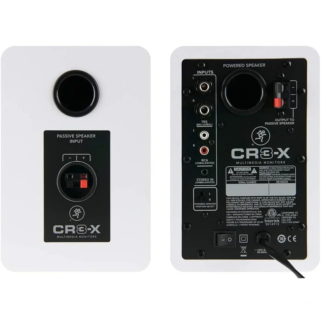 Mackie CR3-XLTD 3'' Multimedia Stüdyo Monitörü (Beyaz)