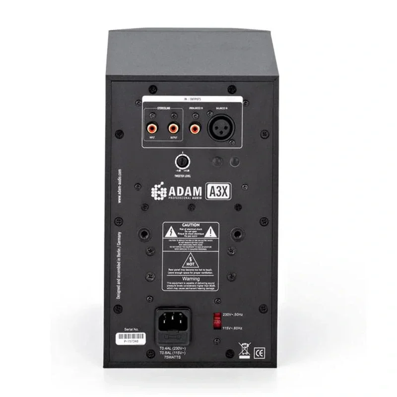 ADAM Audio A3X 4,5 İnç İki Yollu Aktif Stüdyo Monitörü (Tek)