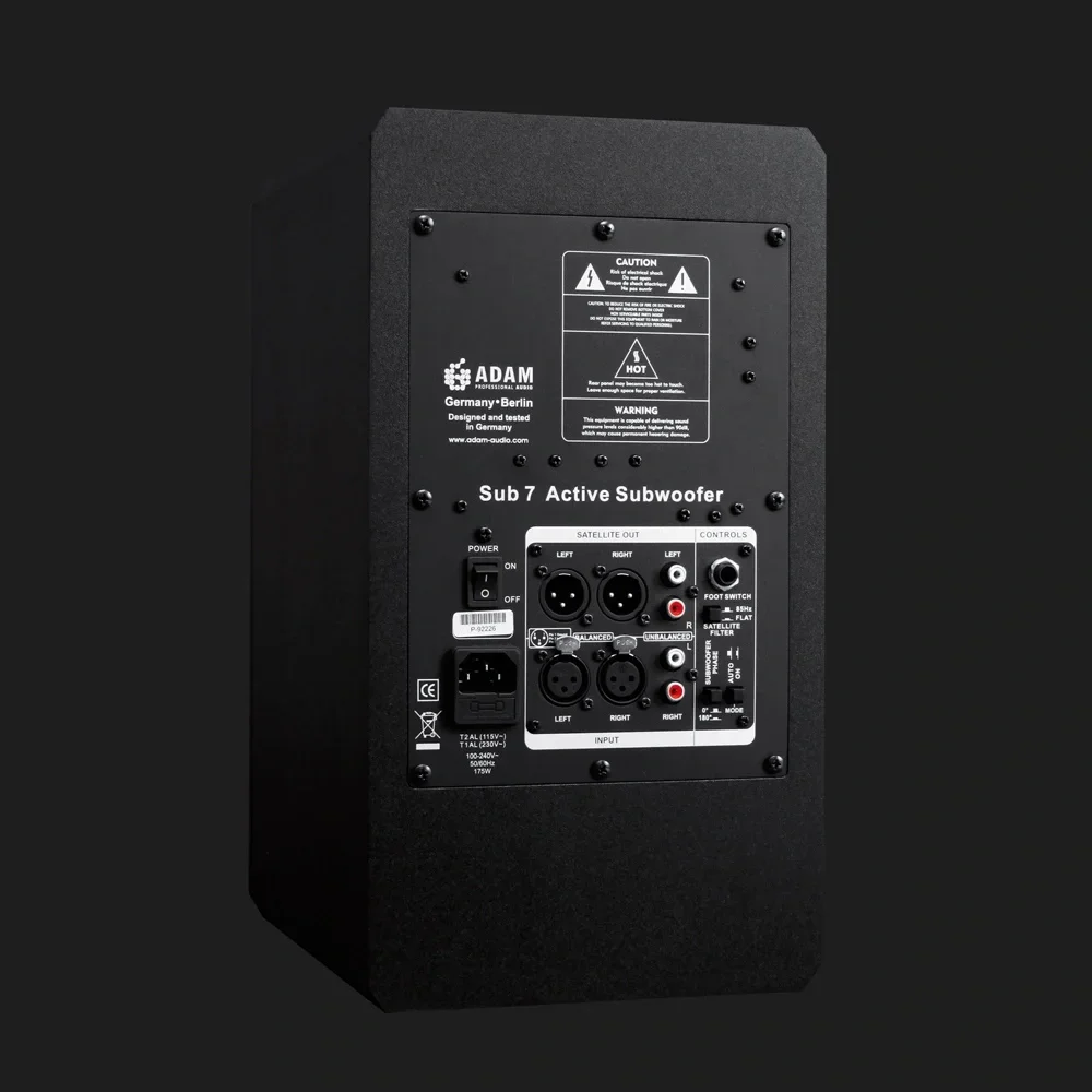 ADAM Audio Sub7 7 İnç 140 W RMS Aktif Subwoofer (Tek)