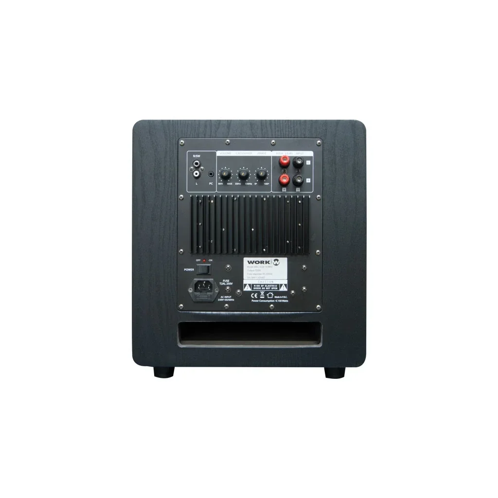 Work ARC SUB 10 MKII Aktif Subwoofer Hoparlör (Siyah)
