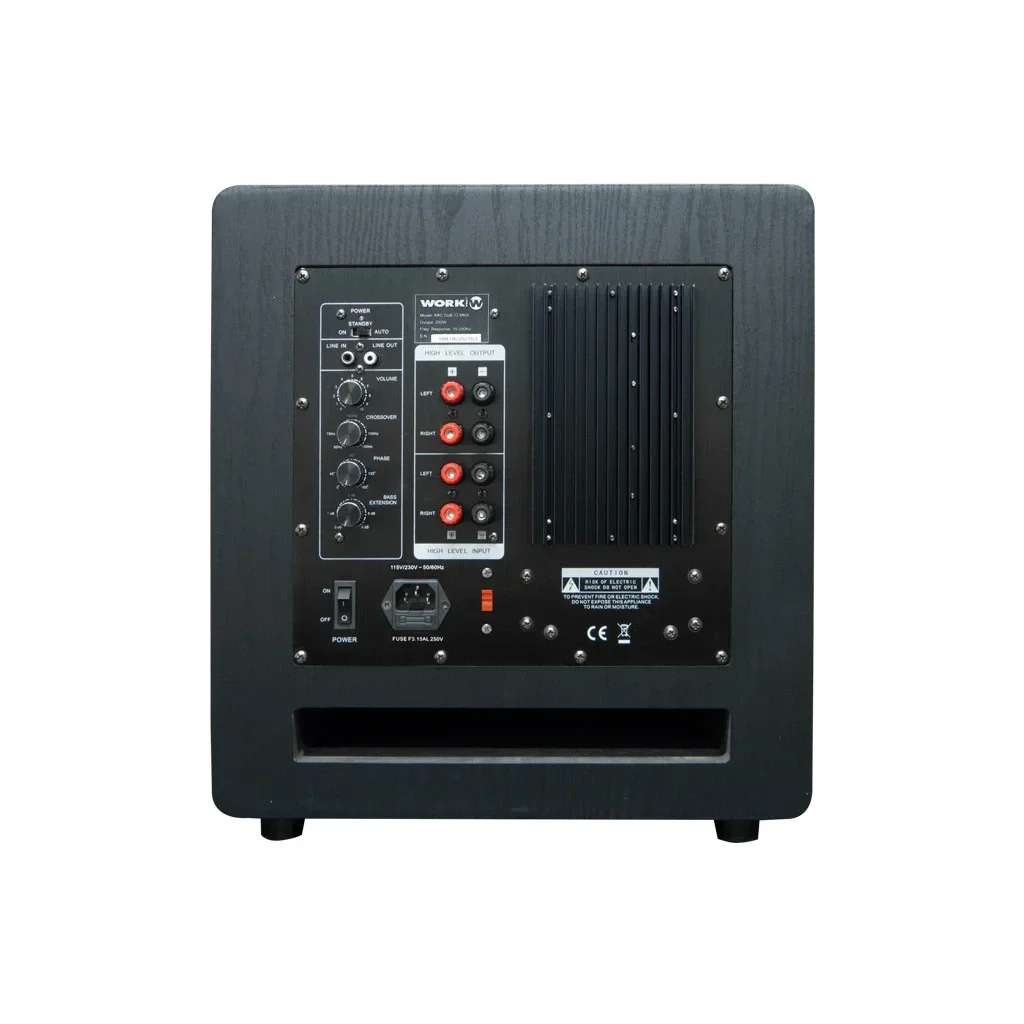 Work ARC SUB 12 MKII Aktif Subwoofer Hoparlör (Siyah)