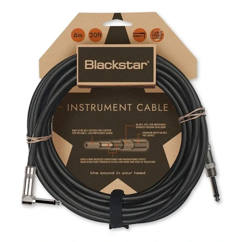 Blackstar Standard Str/ang Enstrüman Kablosu (6 m)