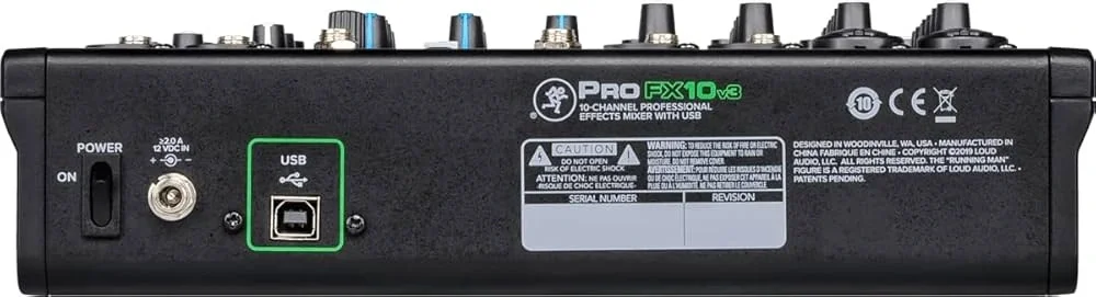 Mackie PROFX10V3 10-kanal USB Mikser
