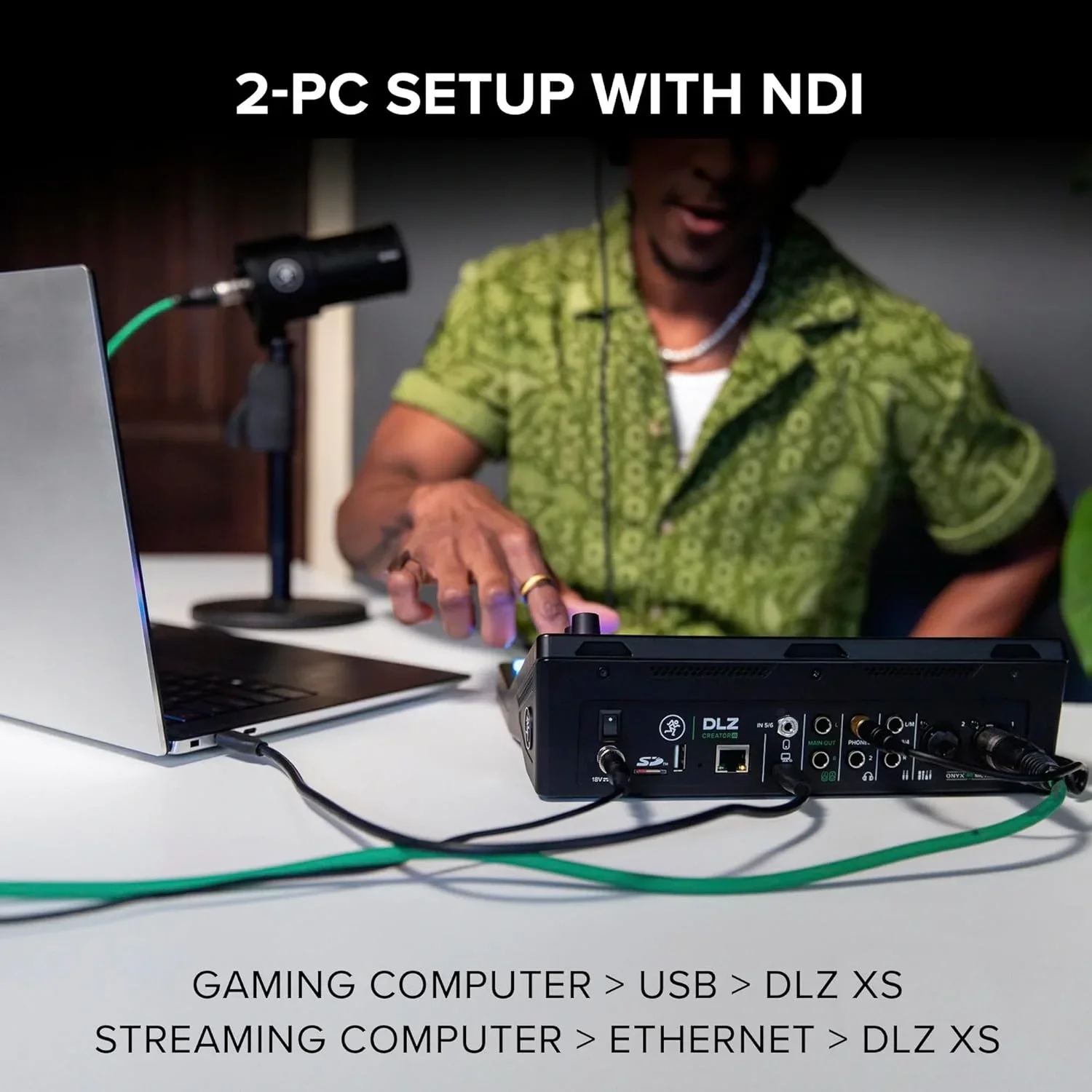 Mackie DLZ CREATOR-XS 6-Kanal Streaming/Podcasting Dijital Mikser