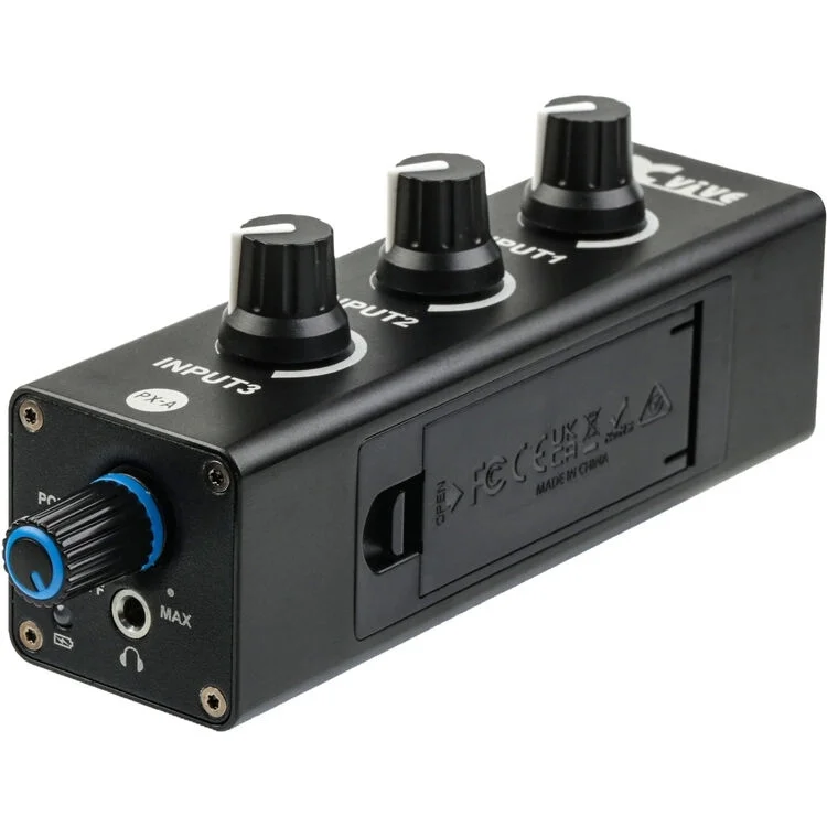 Xvive PX-A Taşınabilir 3 Kanallı Monitör Mixer