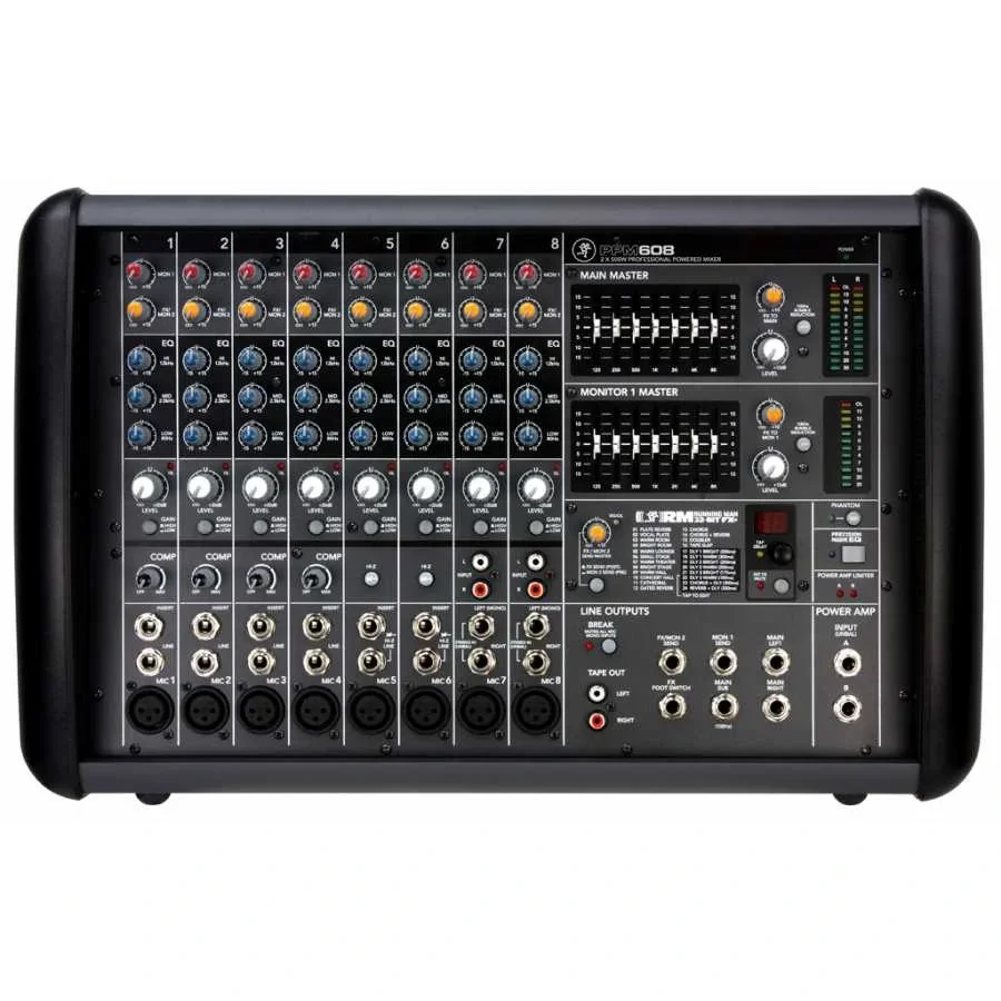 Mackie PPM608 8-kanal Powermixer 2x500W