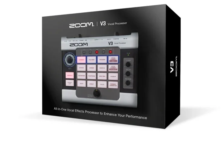 Zoom V3 Multi-Efekt Vokal Prosesörü