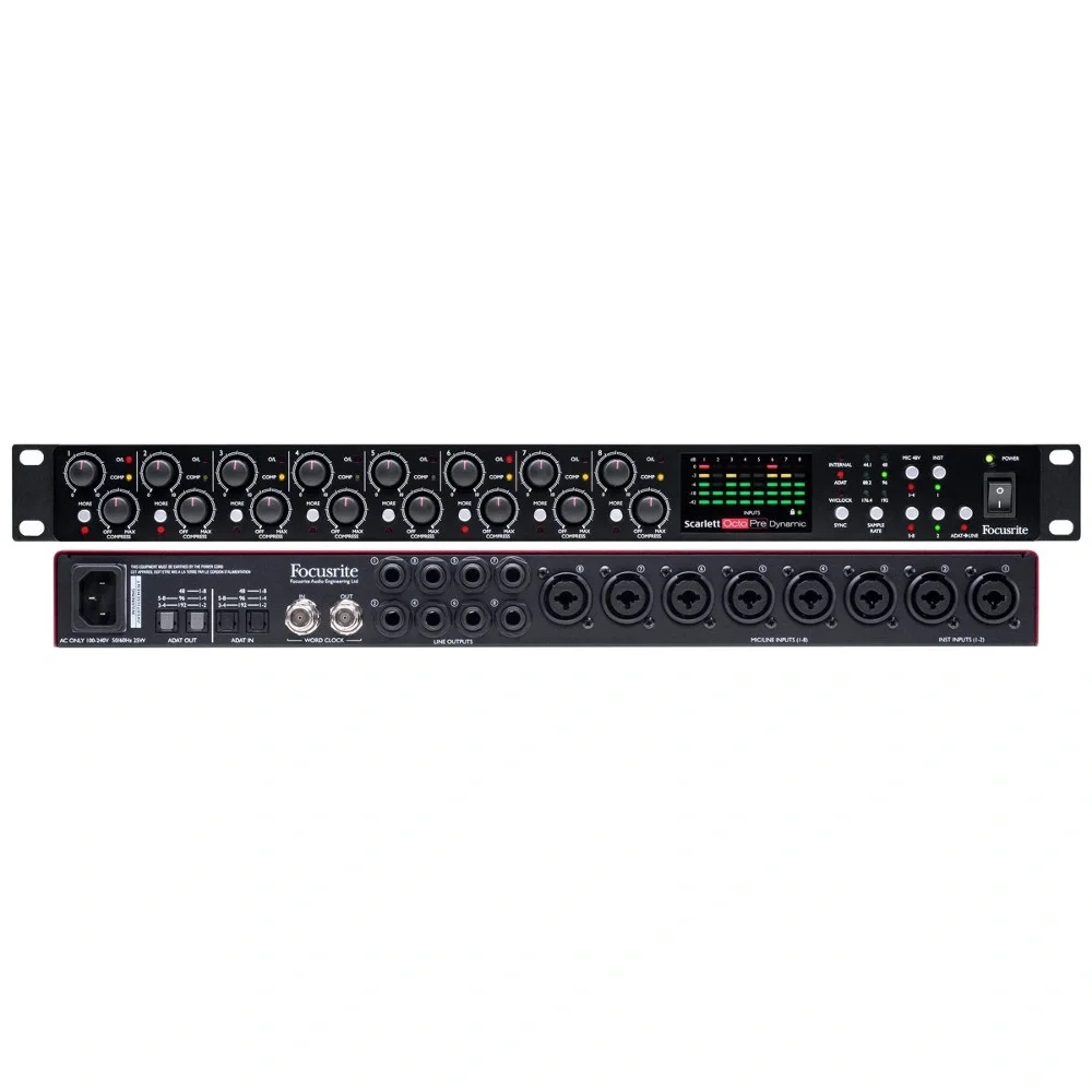 Focusrite Scarlett OctoPre Dynamic Mikrofon Preamp