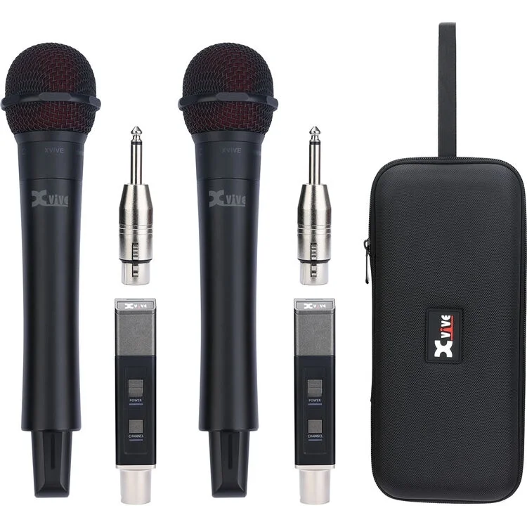 Xvive Audio M5D Çift Kablosuz El Mikrofonu Sistemi (5.8 GHz)