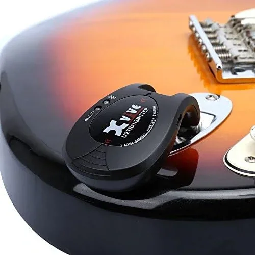 Xvive XV-U2T Kablosuz Gitar Bağlantı Sistemi için Verici - U2 Modeli ile Çalışır