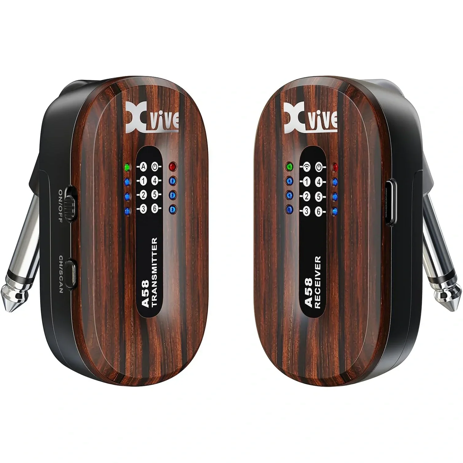 Xvive XV-A58R 5.8GHZ Kablosuz Gitar Bağlantı Sistemi - Gülağacı