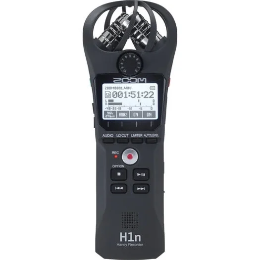 Zoom H1n Dijital Handy Recorder (Siyah)