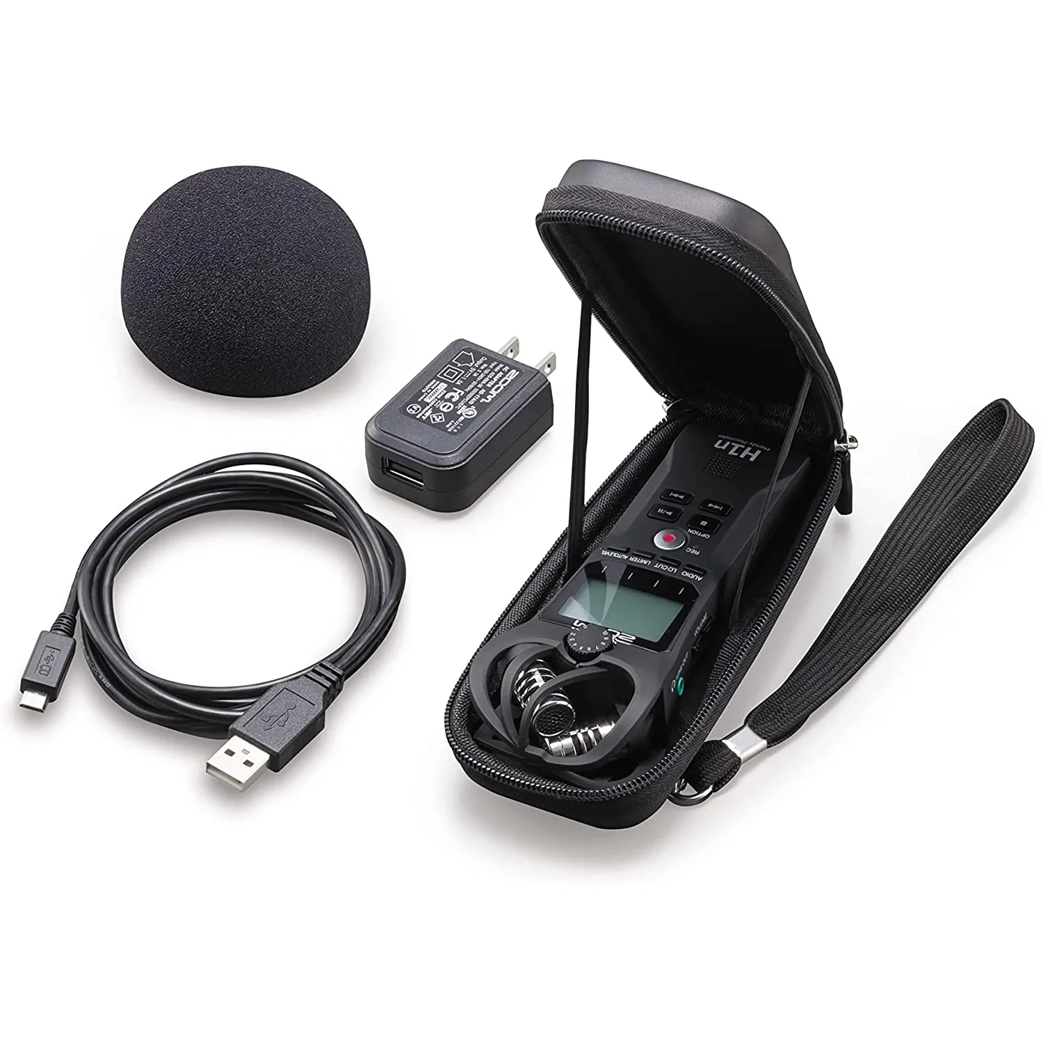 Zoom H1n Dijital Handy Recorder Value Pack (Siyah)