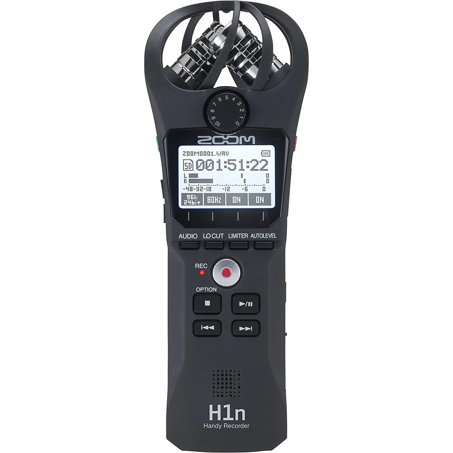Zoom H1n Dijital Handy Recorder Value Pack (Siyah)