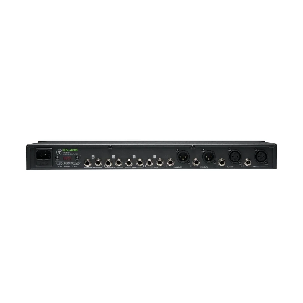 Mackie HM-400 4 Kanal Kulaklık Amfisi, 12 Çıkışlı Rack
