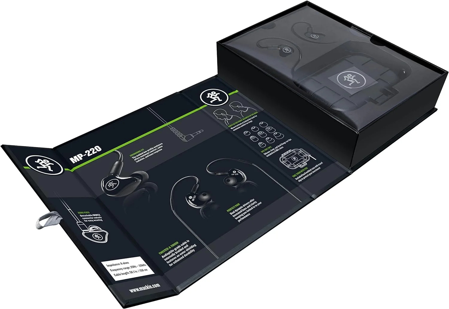 Mackie MP-220 Çift Dinamik Sürücülü Kulak İçi Monitör Kulaklık