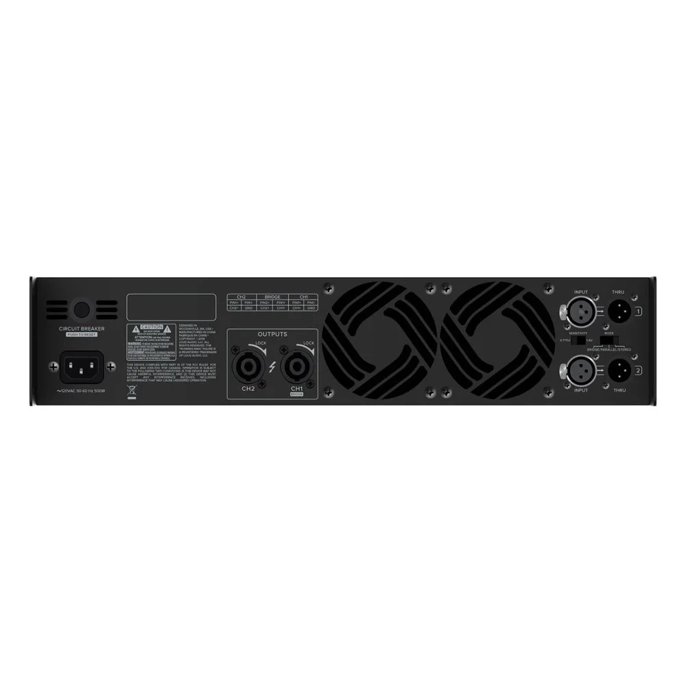 Mackie MX2500 2 Kanal Power Amfi 2x750W / 4 Ohm