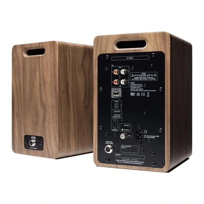 Argon Audio FORTE A4 WIFI Aktif Raf Tipi Hoparlör (Ceviz)