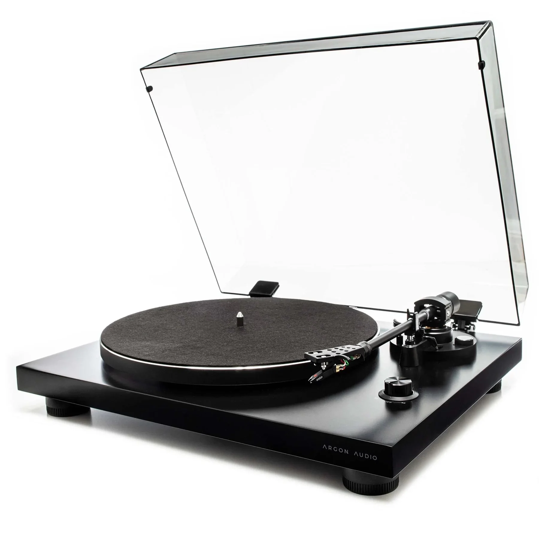 Argon Audio TT-3 Pikap - Ortofon OM 5E İğne ile - (Siyah)