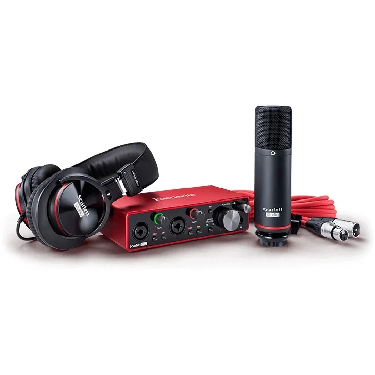 Focusrite Scarlett 2i2 Gen 3 Stüdyo Kayıt Seti