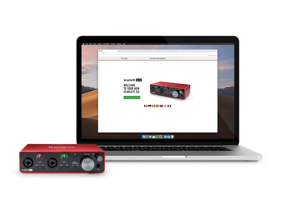 Focusrite Scarlett 2i2 Gen 3 Stüdyo Kayıt Seti