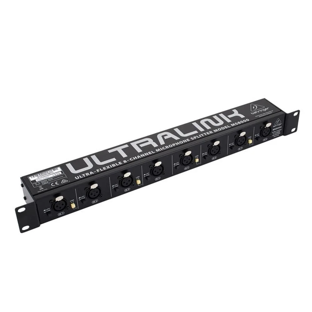 Behringer MS8000, Flexible 8-kanal Mikrofon Splitter
