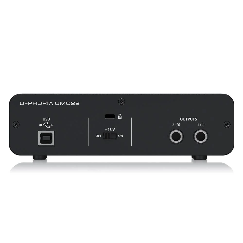 Behringer Umc22 Midas Mikrofon Preamfi 2x2 Usb Ses Kartı