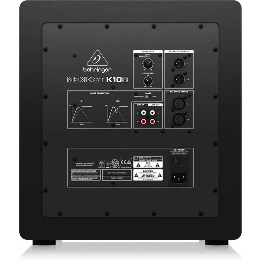 Behringer K10S 10" Aktif Referans Subwoofer