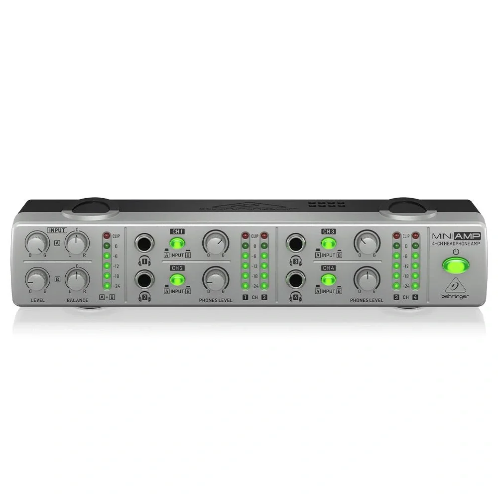 Behringer Miniamp Amp800 4 Kanal Stereo Kulaklık Power Amplifierü