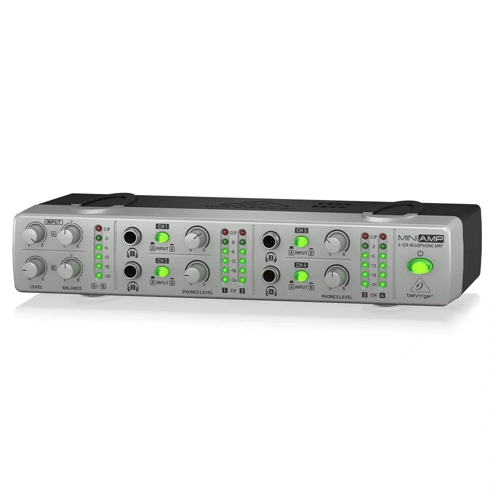 Behringer Miniamp Amp800 4 Kanal Stereo Kulaklık Power Amplifierü