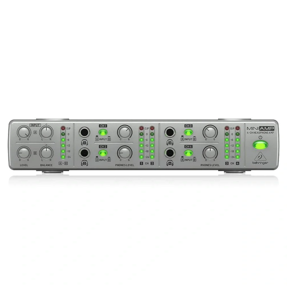 Behringer Miniamp Amp800 4 Kanal Stereo Kulaklık Power Amplifierü