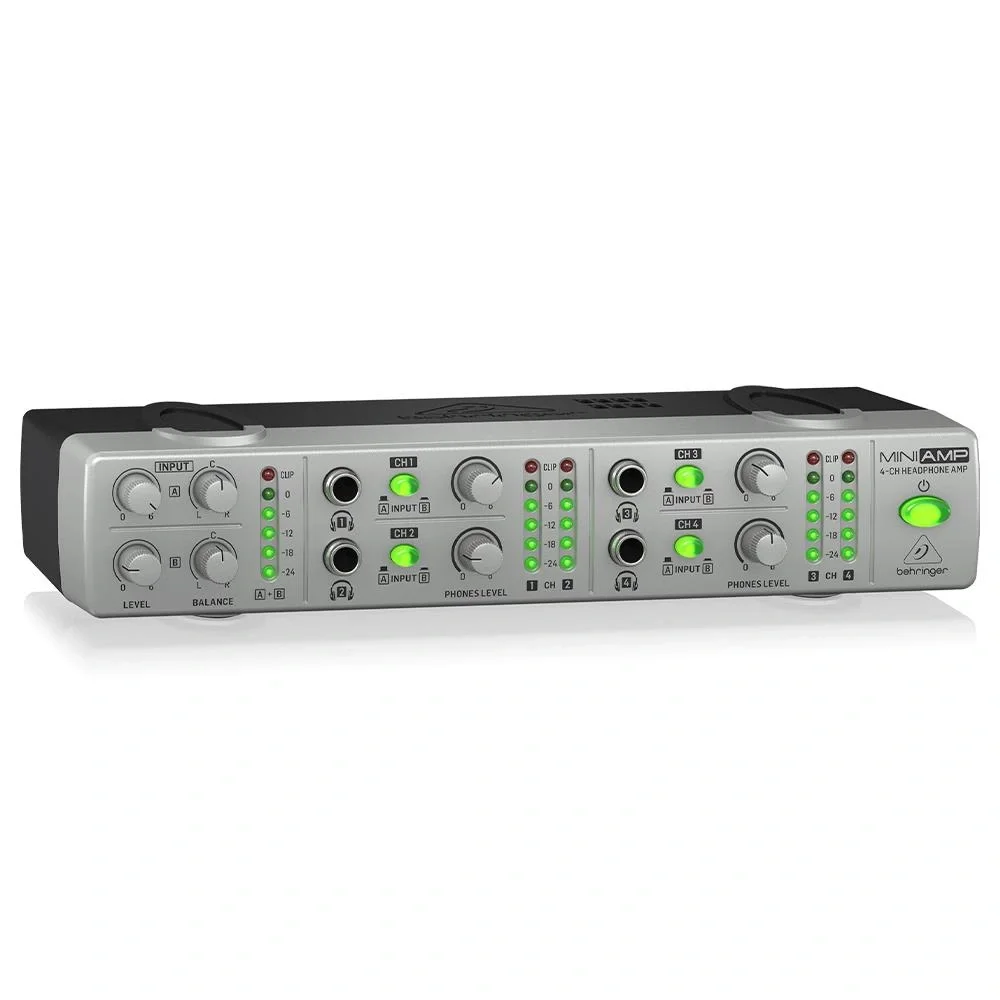 Behringer Miniamp Amp800 4 Kanal Stereo Kulaklık Power Amplifierü