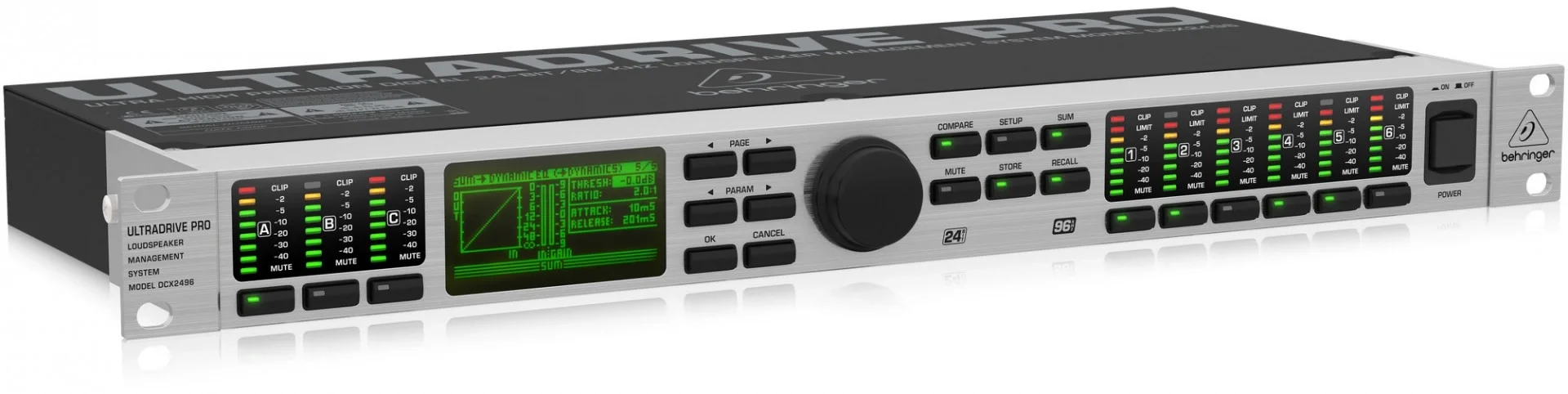 Behringer DCX2496 Hoparlör İşlemcisi, 3x6 İn/Out